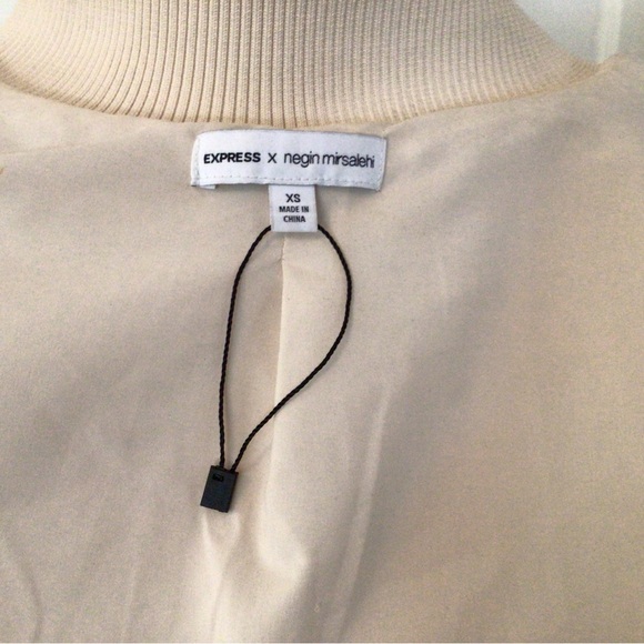 NWT Express x Negin Mirsalehi Sherpa bomber jacket - Picture 2 of 11